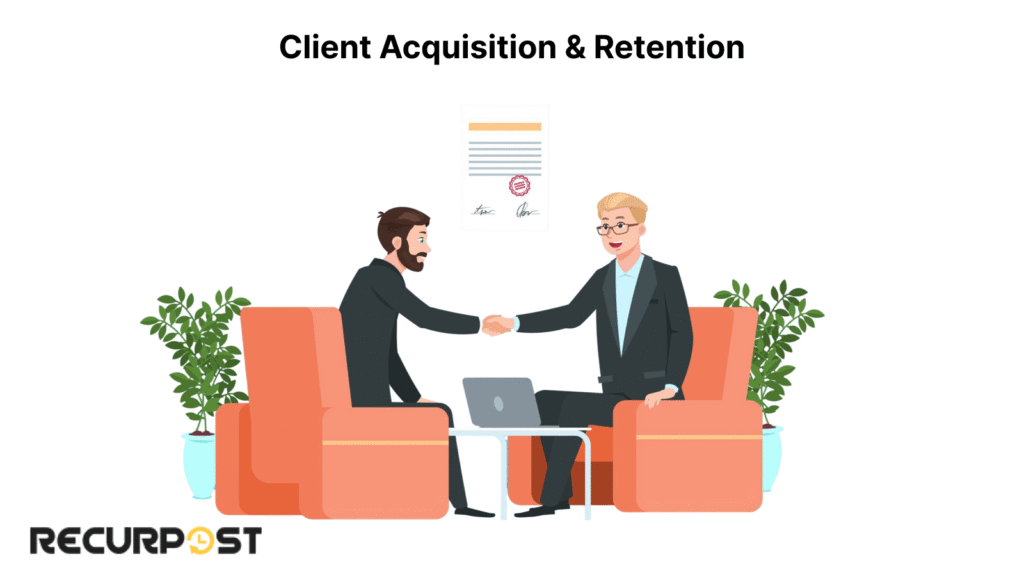 client aquition ad retention