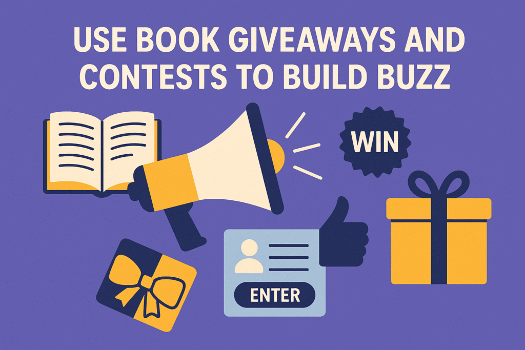 Use book giveaways to promote book
