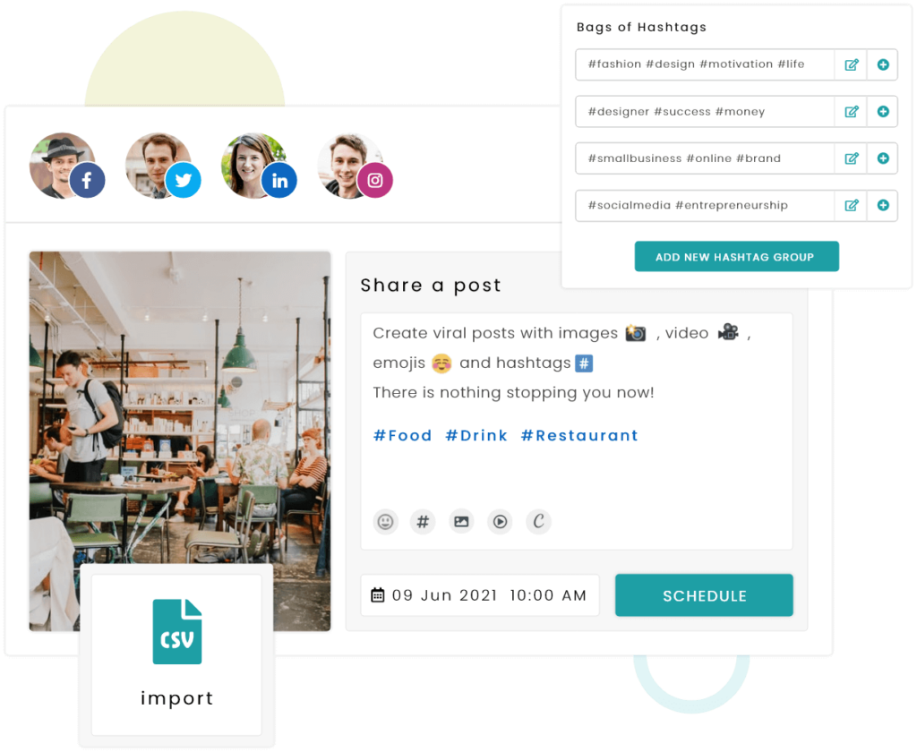 RecurPost Features | Social Media Management Tool