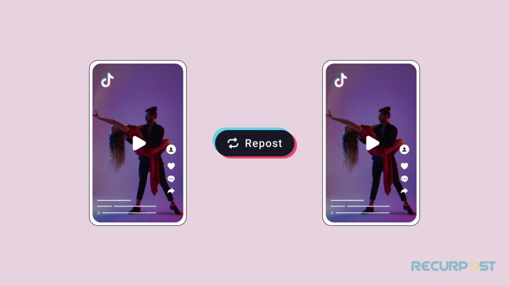 Tiktok followers - repost content