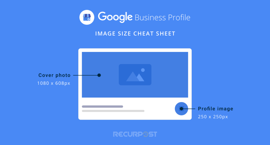 Social media image sizes Guide for Google Business Profile