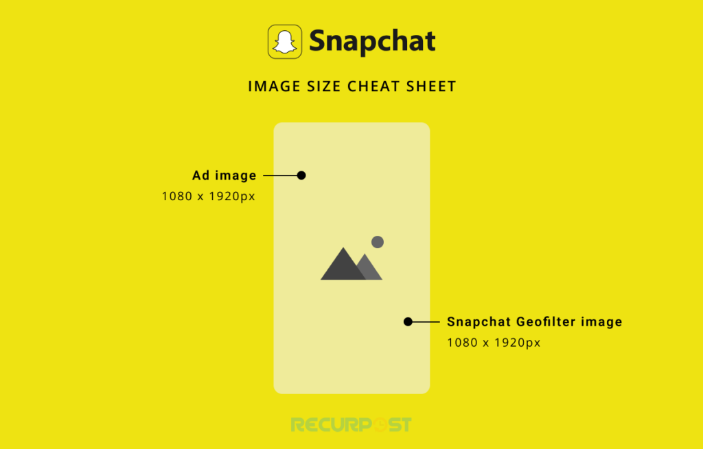 Social media image sizes Guide for Snapchat