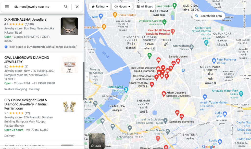 Google map pack for your business