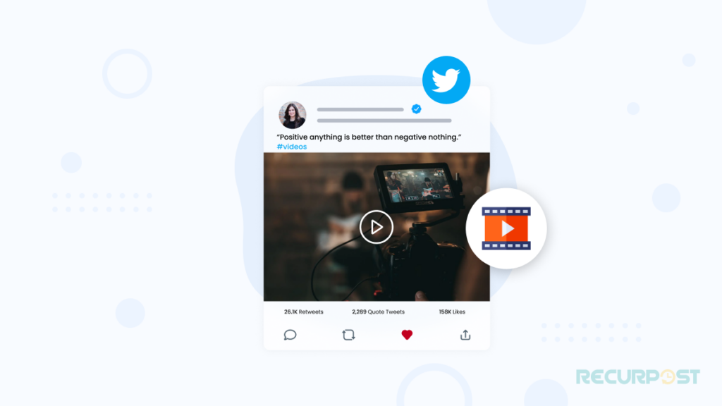 post a tweet with videos