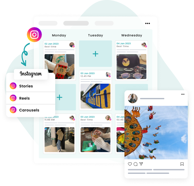 schedule instagram posts-social media automation tool