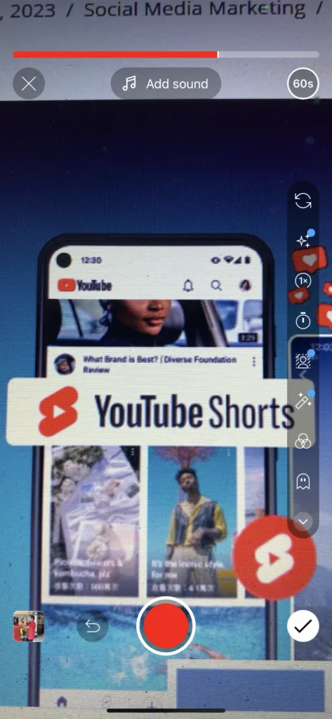 How to make and upload YouTube Shorts 2