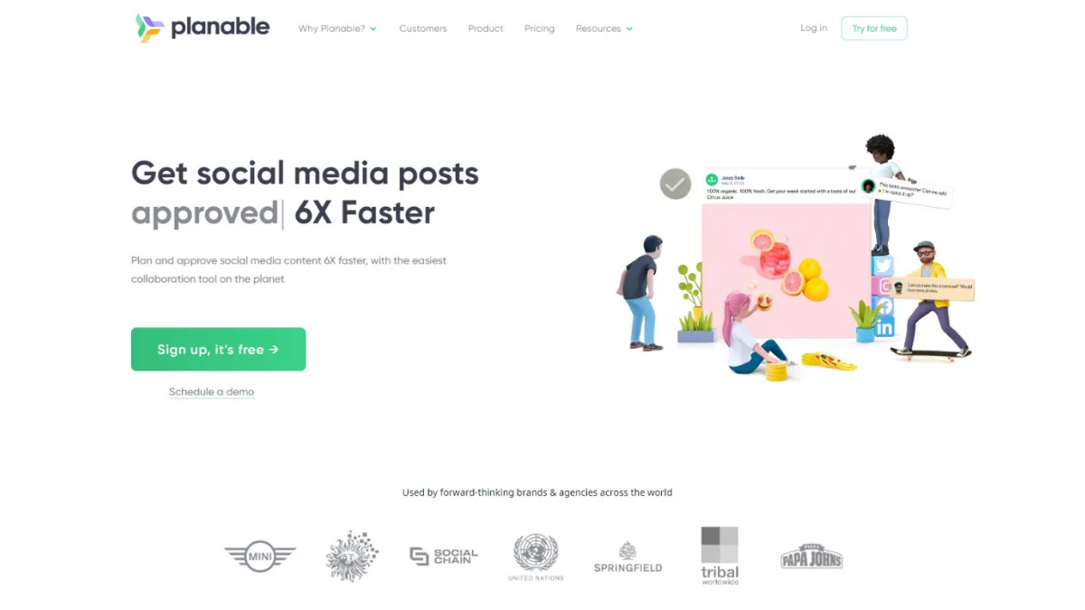 Socialpilot alternatives - Planable