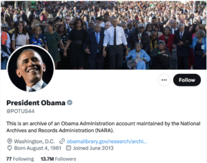 Followers of President Obama