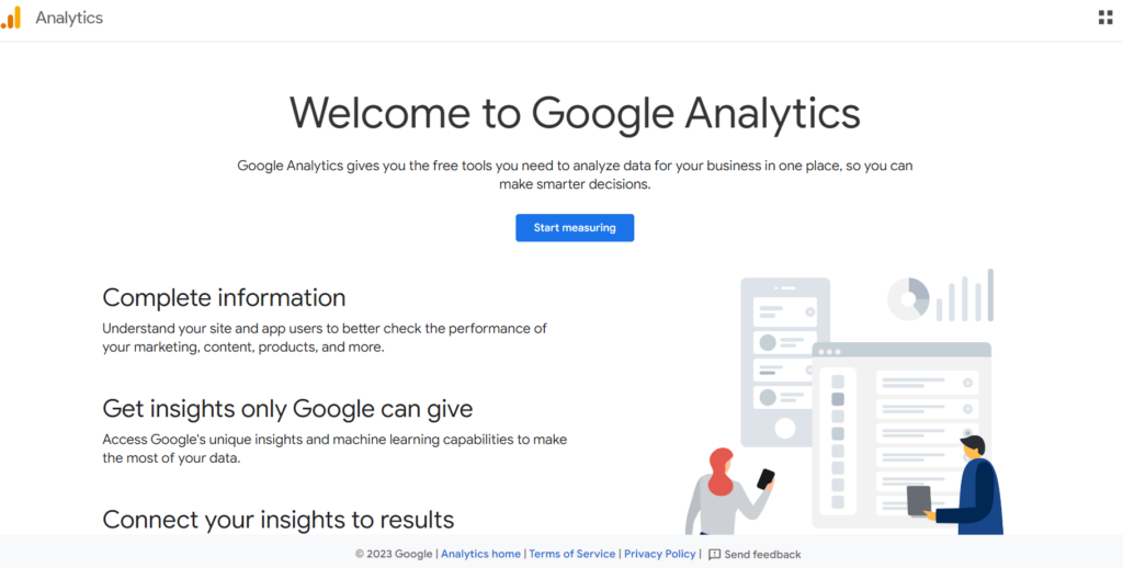 Google Analytics- Analytics tool for marketing agency