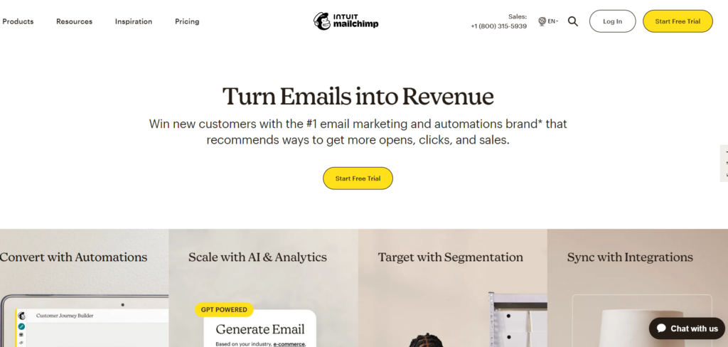 Mailchimp- Email marketing agency tools