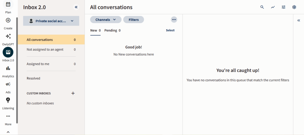 Hootsuite Social Inbox (Inbox 2.0)