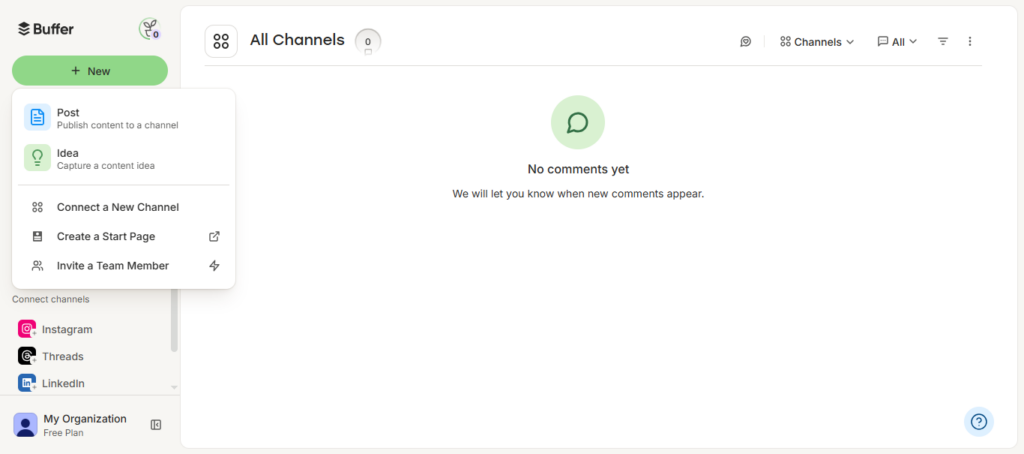 Team Collaboration in Buffer