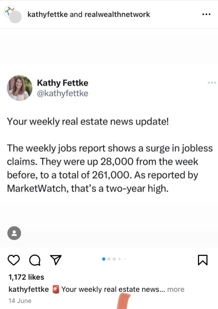 real estate social network instagram