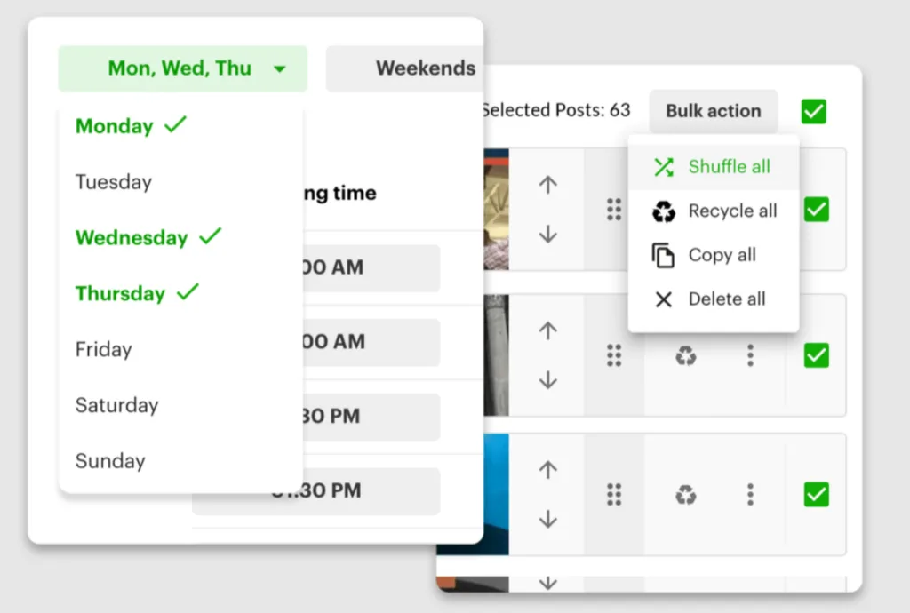 post planner bulk scheduling