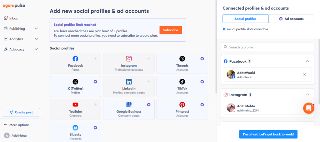 Agorapulse Platform Support