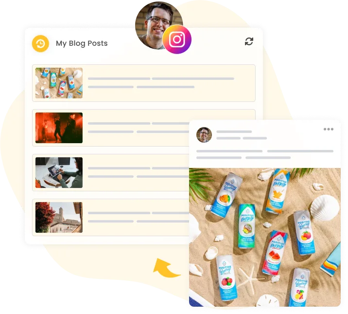 automatically fetch content from social-import content