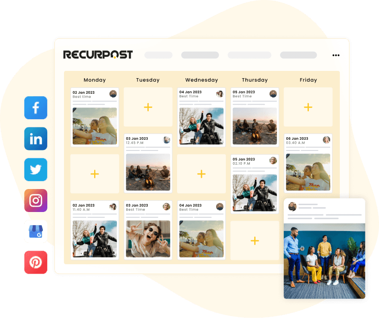 Social Media Bulk Scheduling Made Easy with RecurPost
