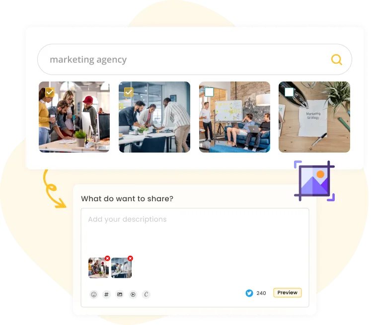 save time with AI images
