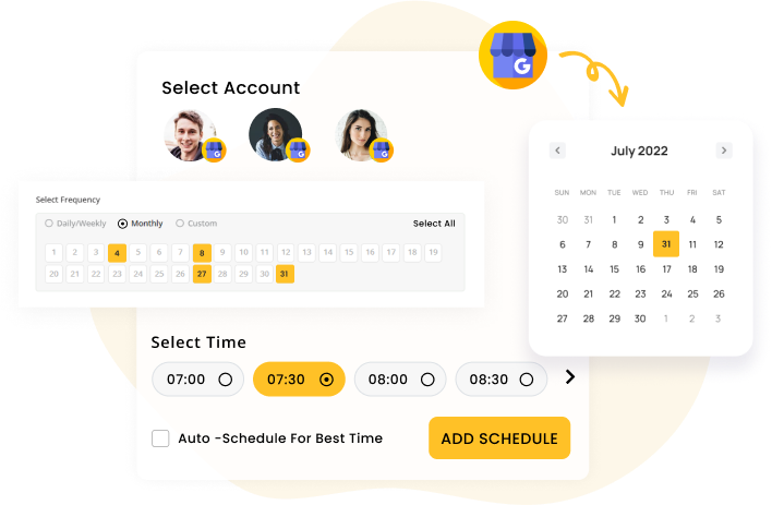 schedule google business profile posts automatically