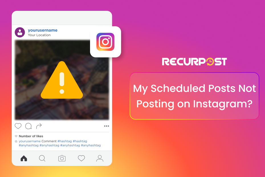 Scheduled Posts not Posting on Instagram