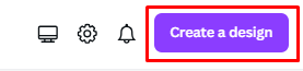 create a design in canva