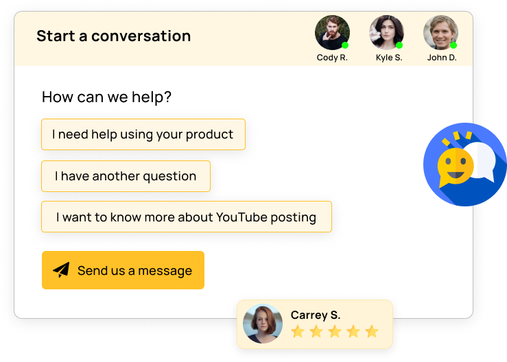 live chat support-recurpost social media scheduler