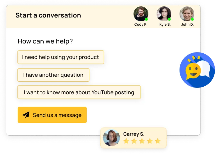 live chat support-recurpost social media scheduler