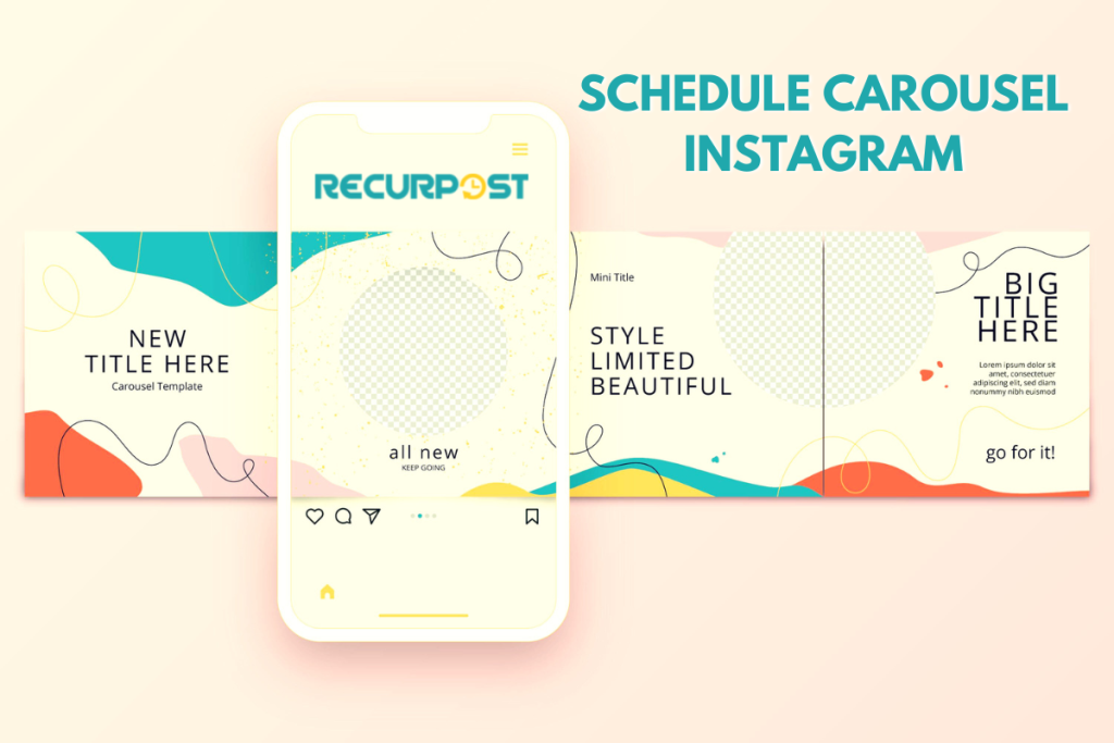 schedule carousel Instagram