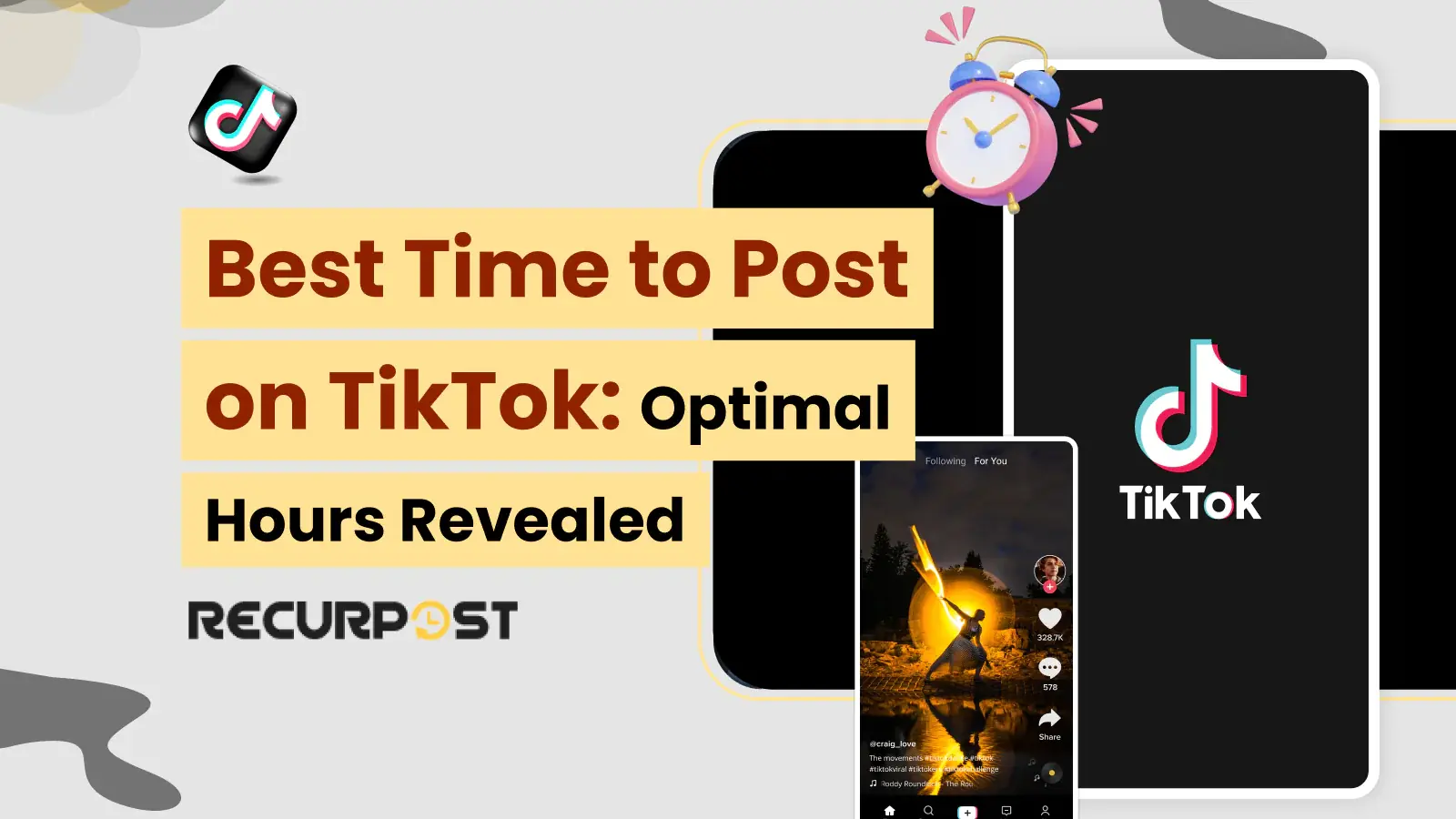 Best times to post on TikTok backed by 2M+ posts