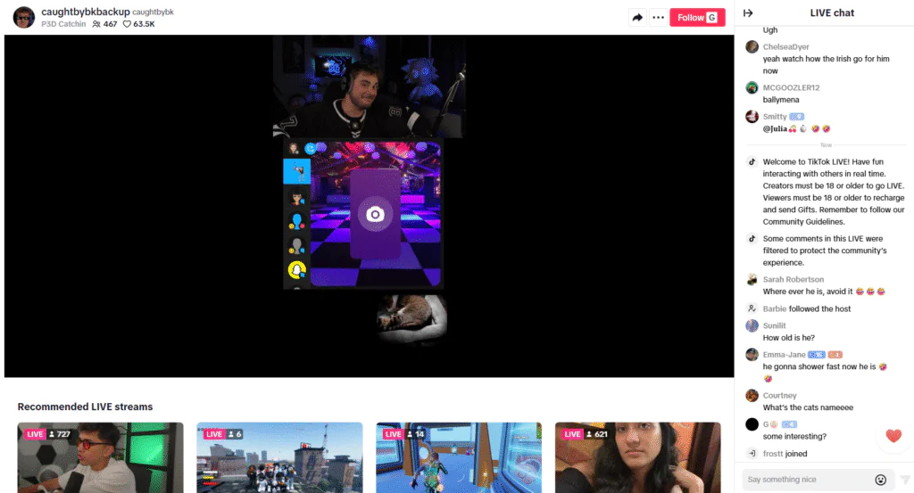 Live Streams and Interactive Sessions