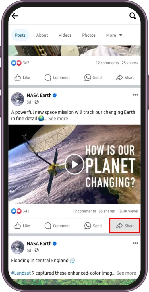 How to Repost on Facebook Story - 2