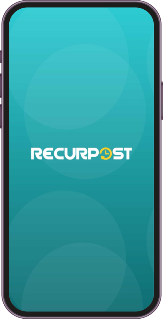 Open RecurPost Mobile App