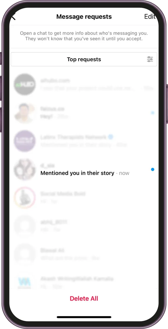 tagged story step 1