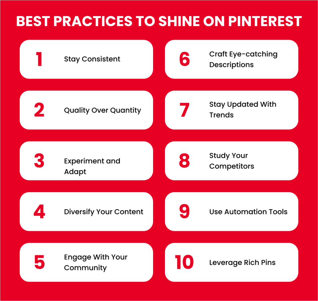Best practices to shine on Pinterest