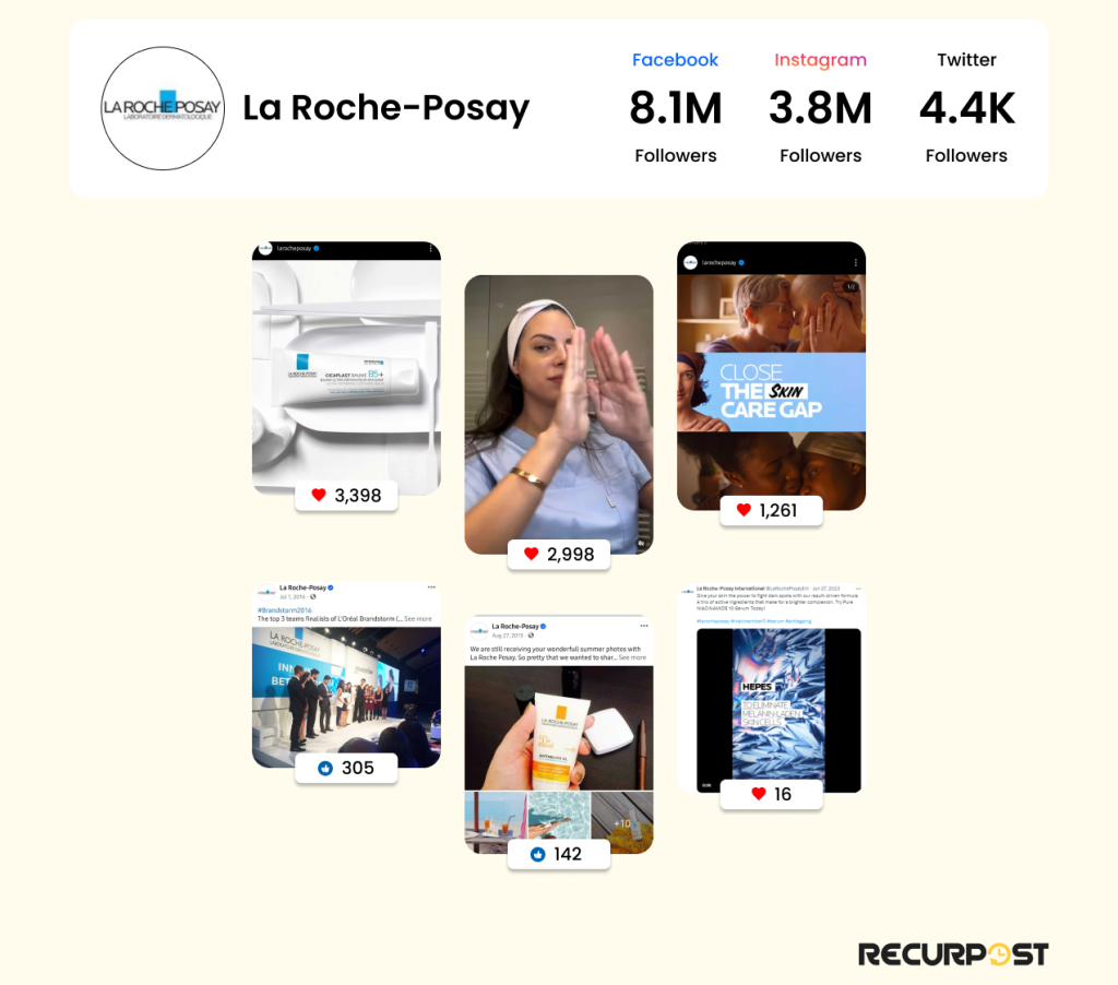Brand That Posts Too Little La Roche-Posay