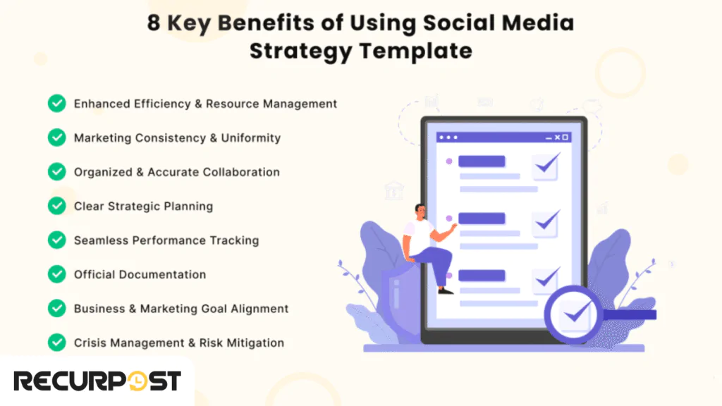 8 Key Benefits of Using Social Media Strategy Template