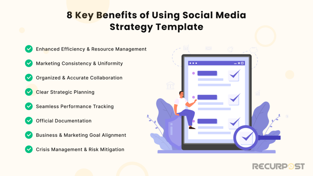 8 Key Benefits of Using Social Media Strategy Template