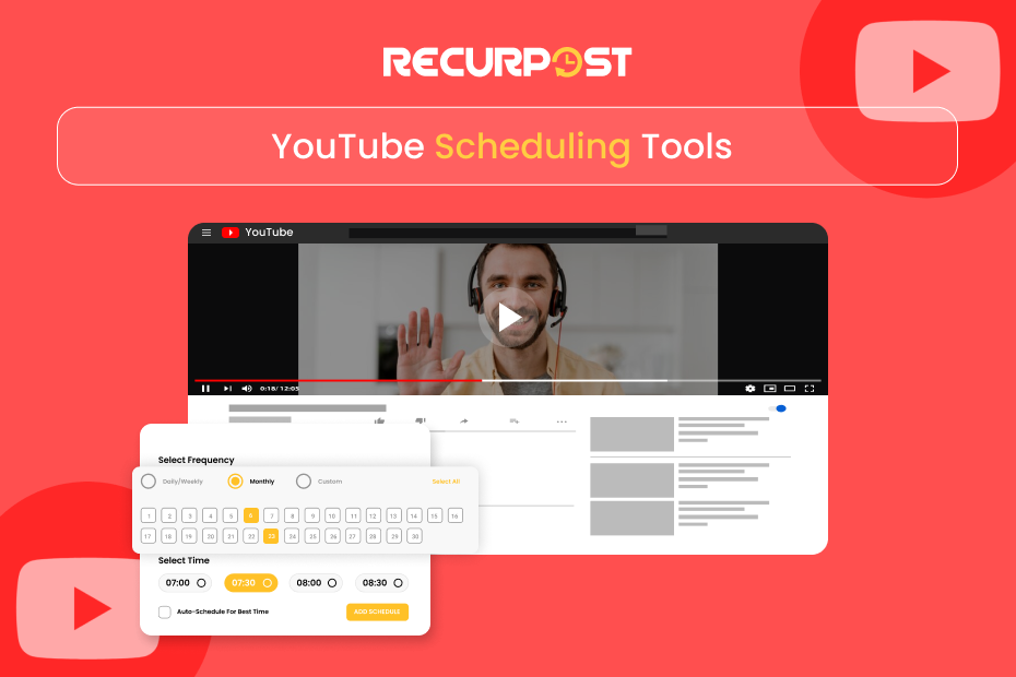 YouTube Scheduling Tools