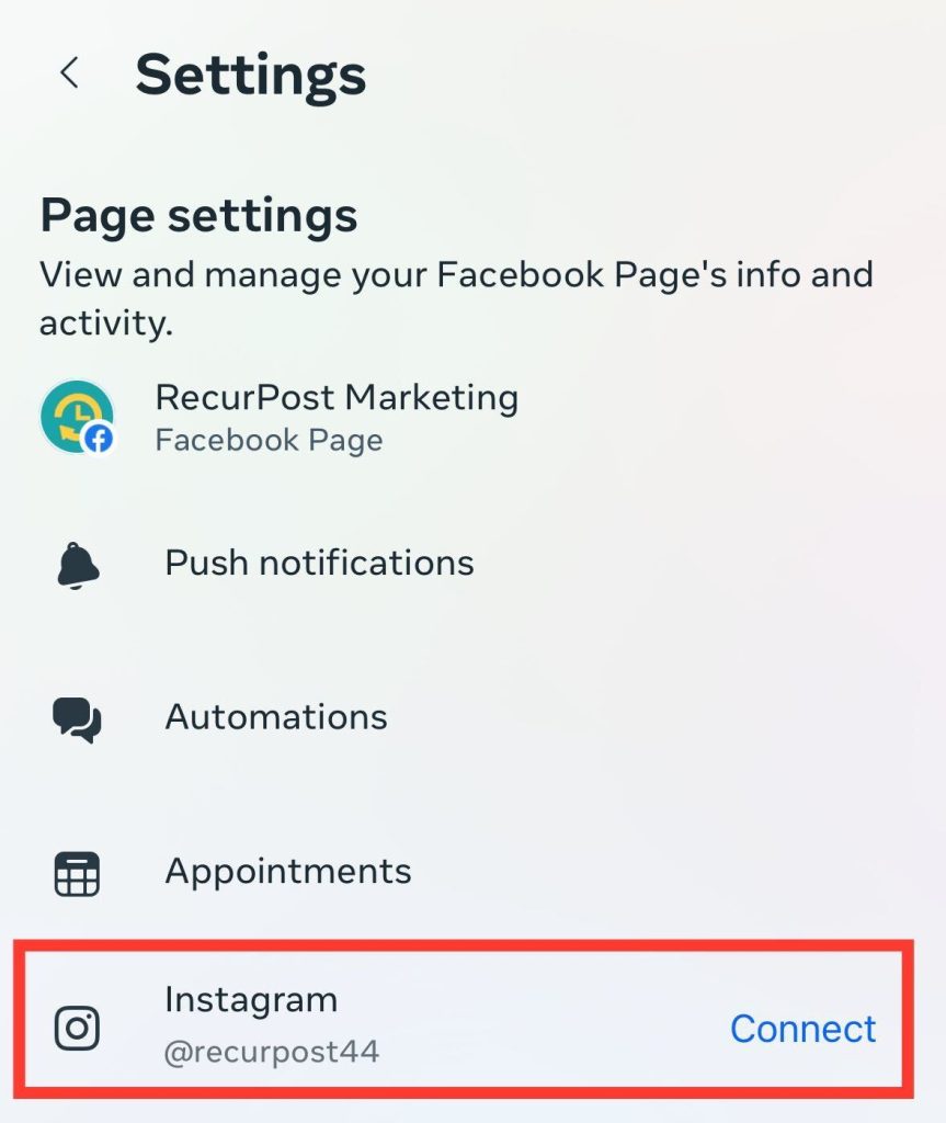 Connect Instagram Account on Meta Business Suite