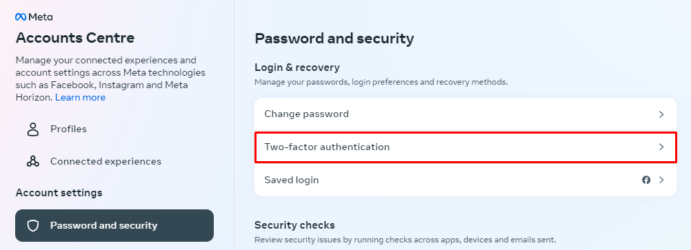Enable Two-Factor Authentication on Facebook