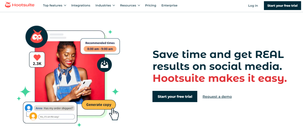 Hootsuite Multi-platform Scheduling Tool