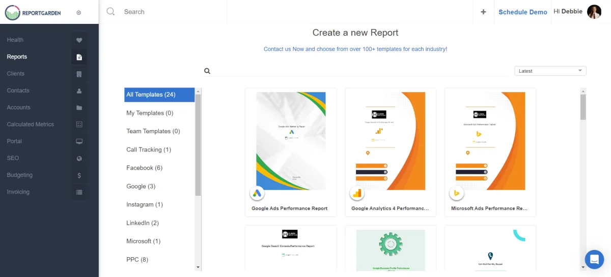 ReportGarden Dashboard