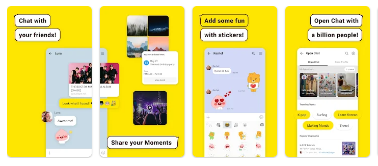 KakaoTalks: Social Media Networks list