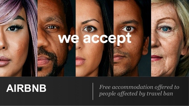 Airbnb's #WeAccept Campaign