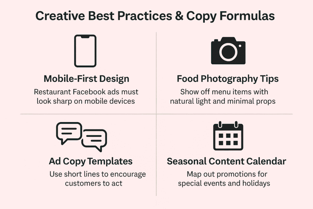 Creative best practices and copy formulas