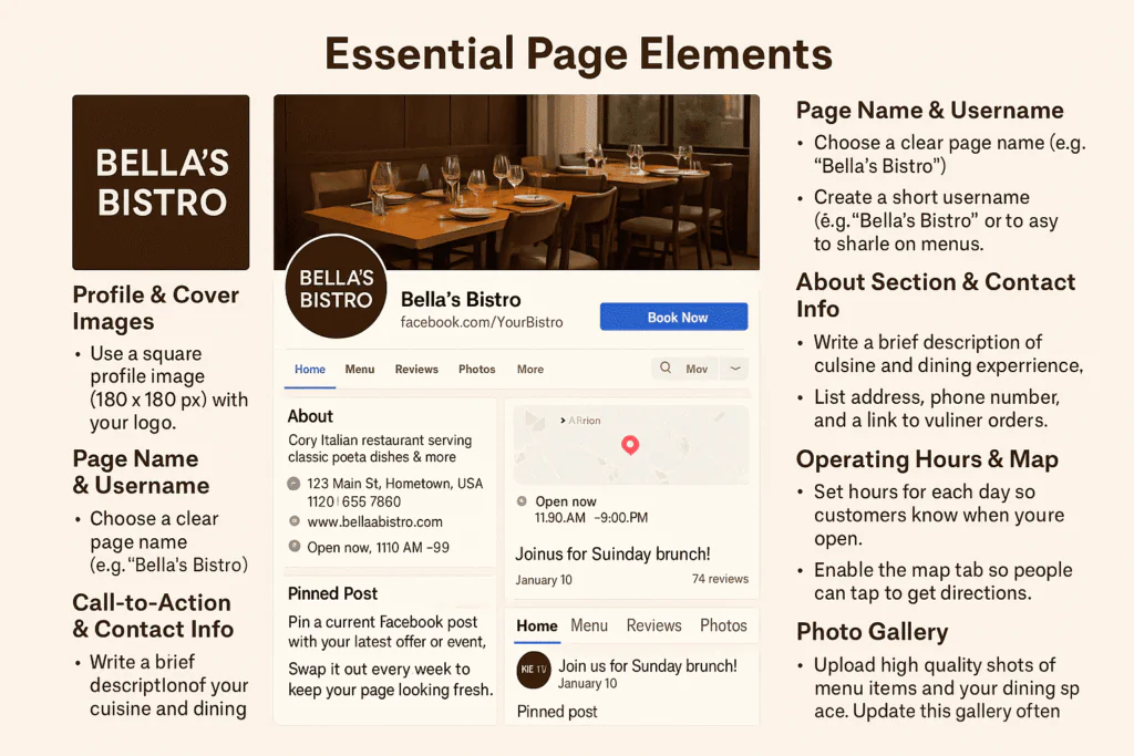 Essential Facebook Page Elements
