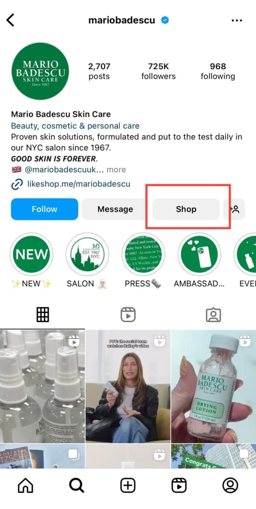 Selling your own products or services_Instagram Monetization