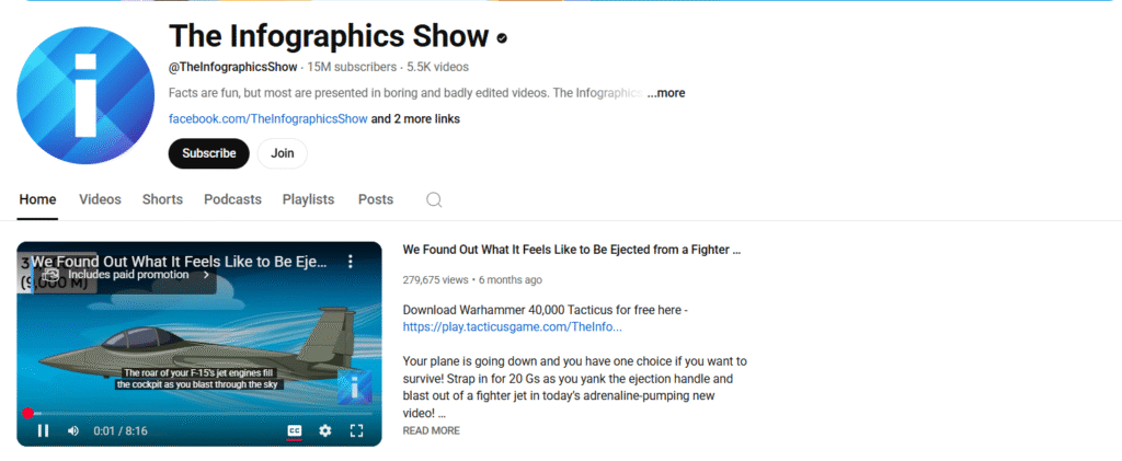 The Infographics show make money on Youtube
