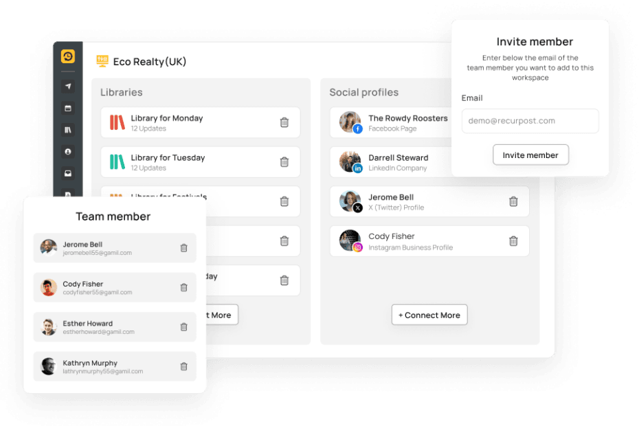 Recurpost Free Social Media Management Tools RecurPost Features | Social Media Management tool