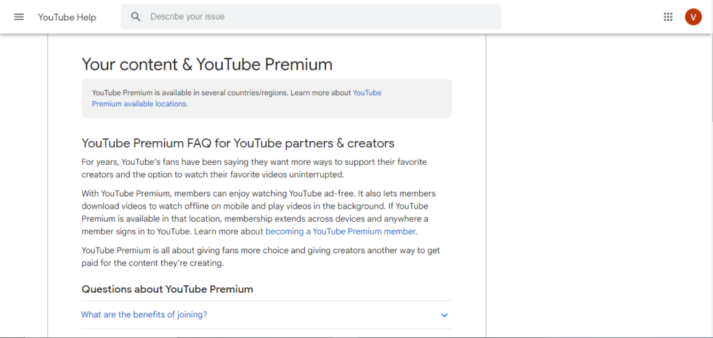 YouTube Premium Revenue